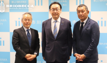 【HOMETOWN】市川市の田中甲市長を表敬訪問